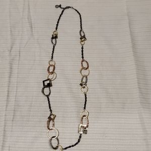 Erica Lyons Multi- metal long necklace